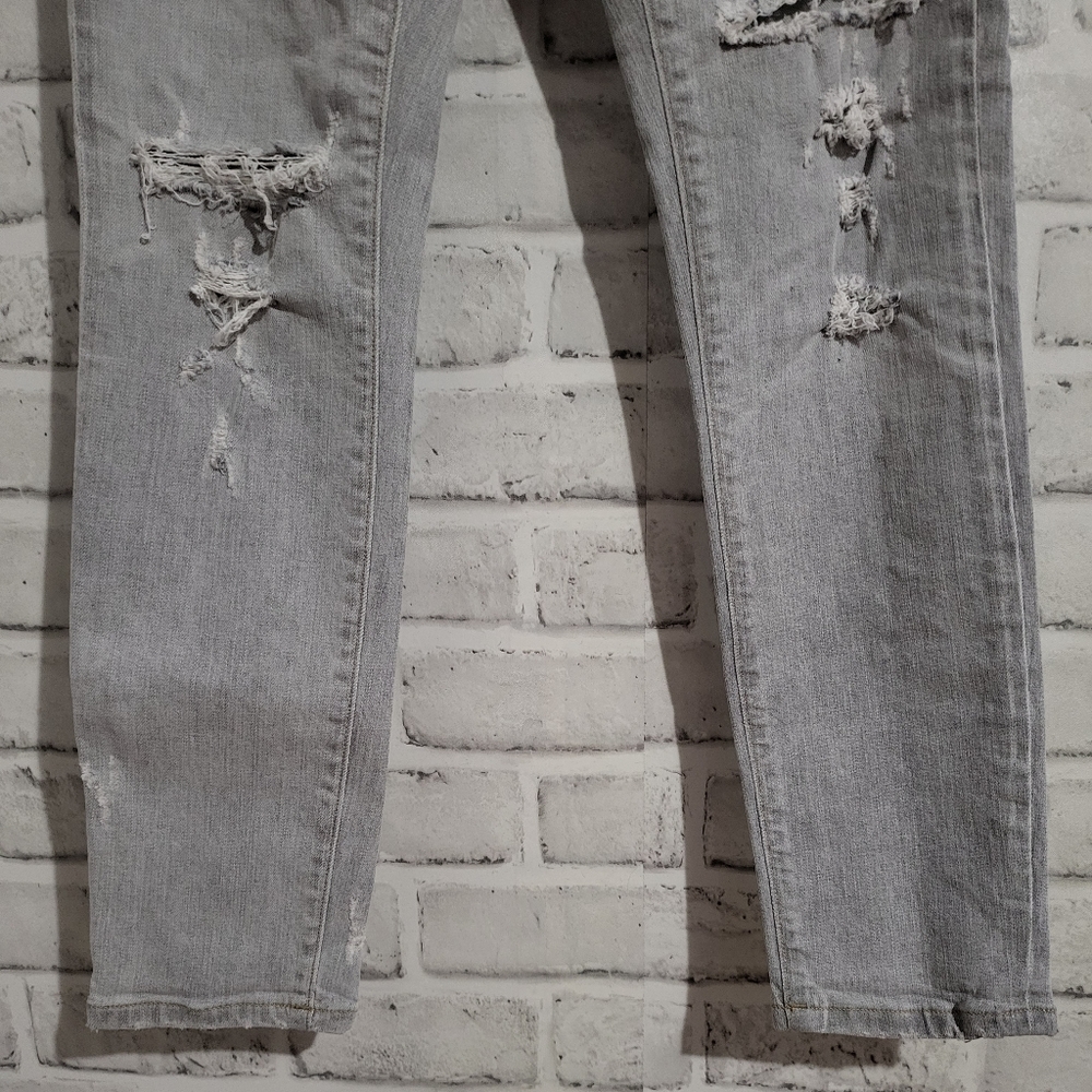 EUC Agolde Sophie Skinny Crop Feel Good Jeans Grey size‎ 24 - Picture 7 of 11